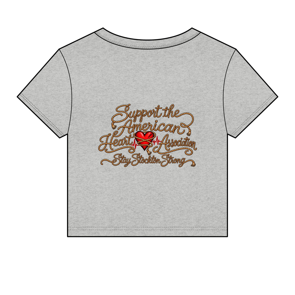 Stockton strong micro rib baby tee