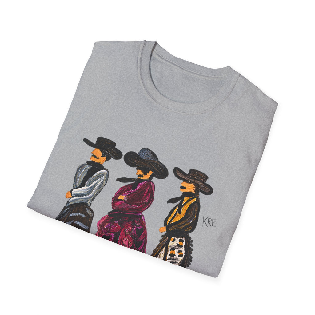Cowboy in style tshirt
