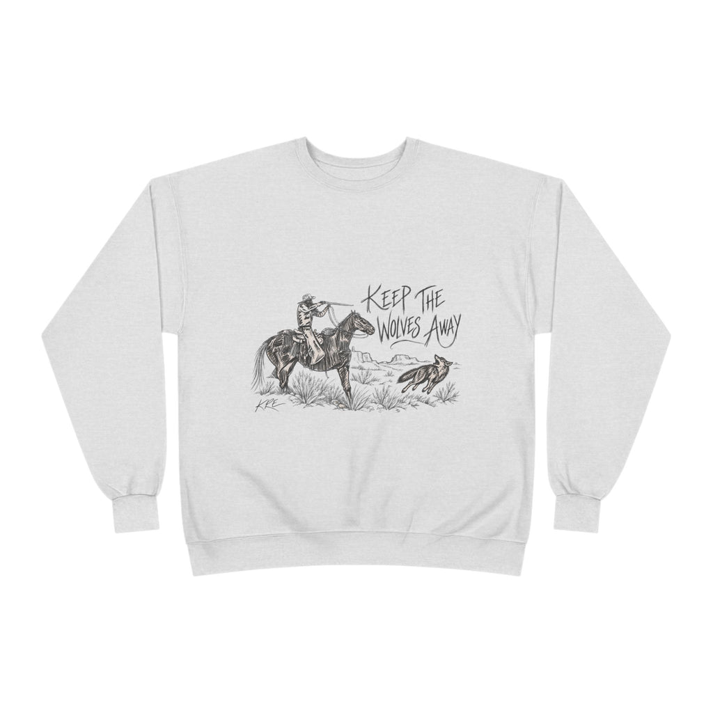 Keep the wolves away crewneck