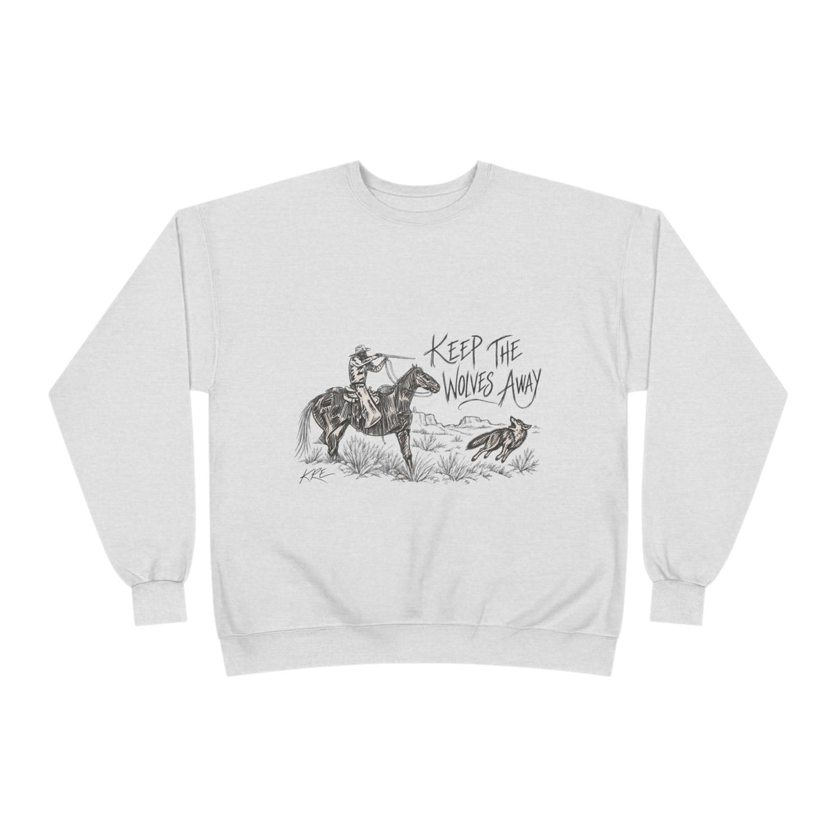 Keep the wolves away crewneck