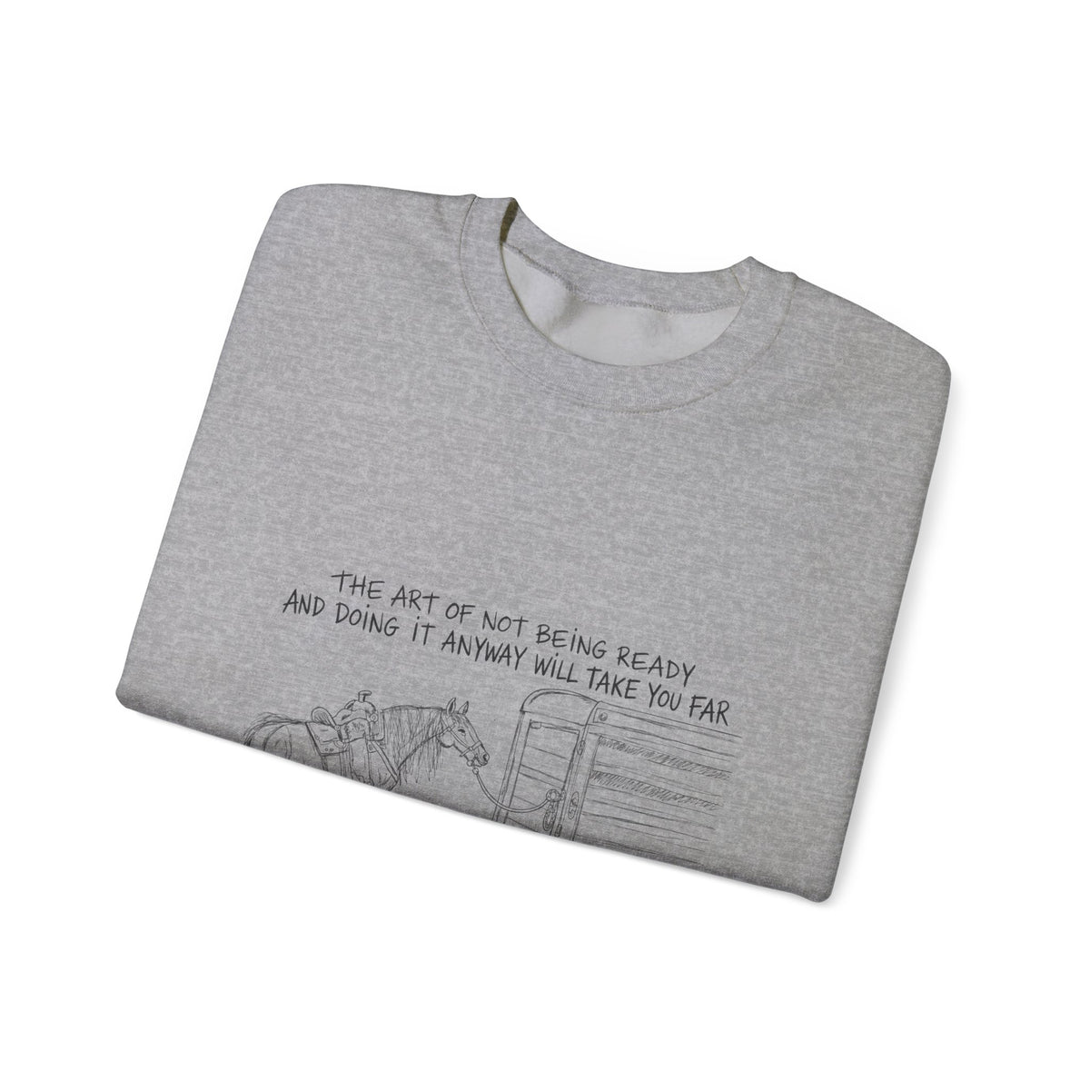 The art of a cowboy crewneck