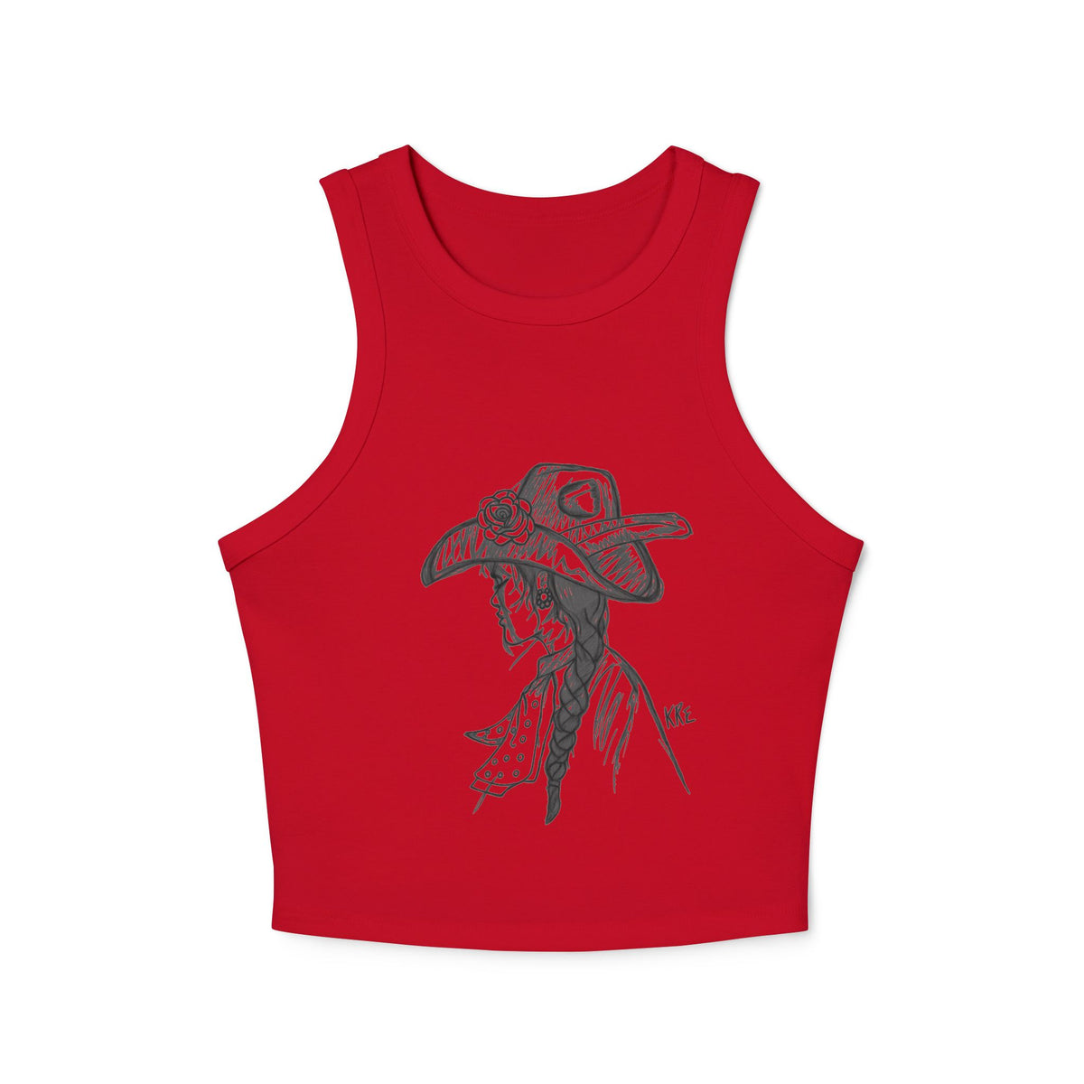 Prairie rose Women's Micro Rib Racer Tank Top