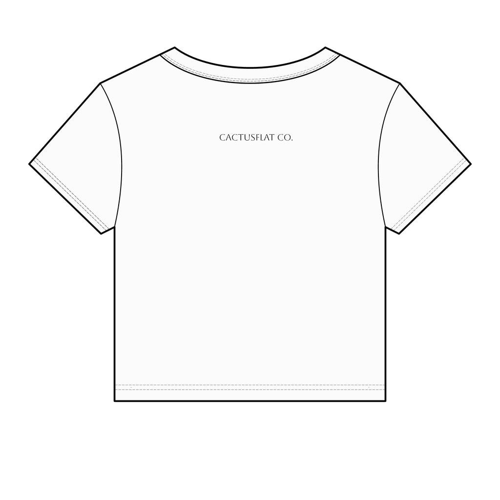 Raised wild,dressed western baby tee