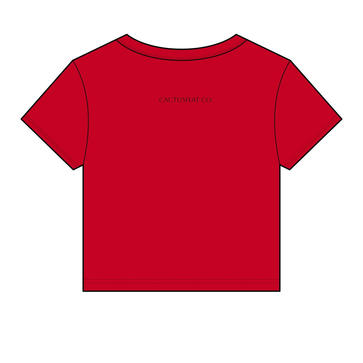 Raised wild,dressed western baby tee