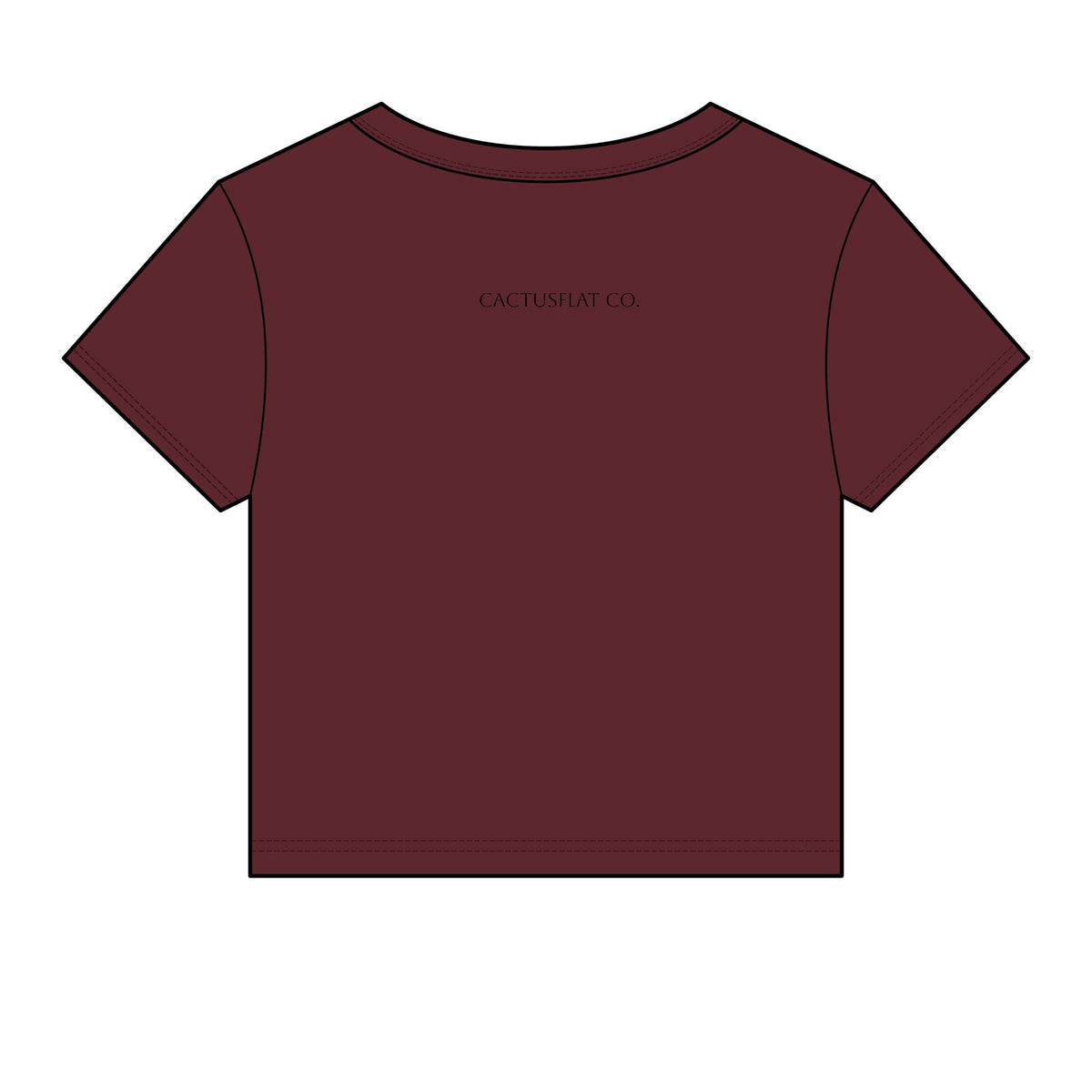 Raised wild,dressed western baby tee