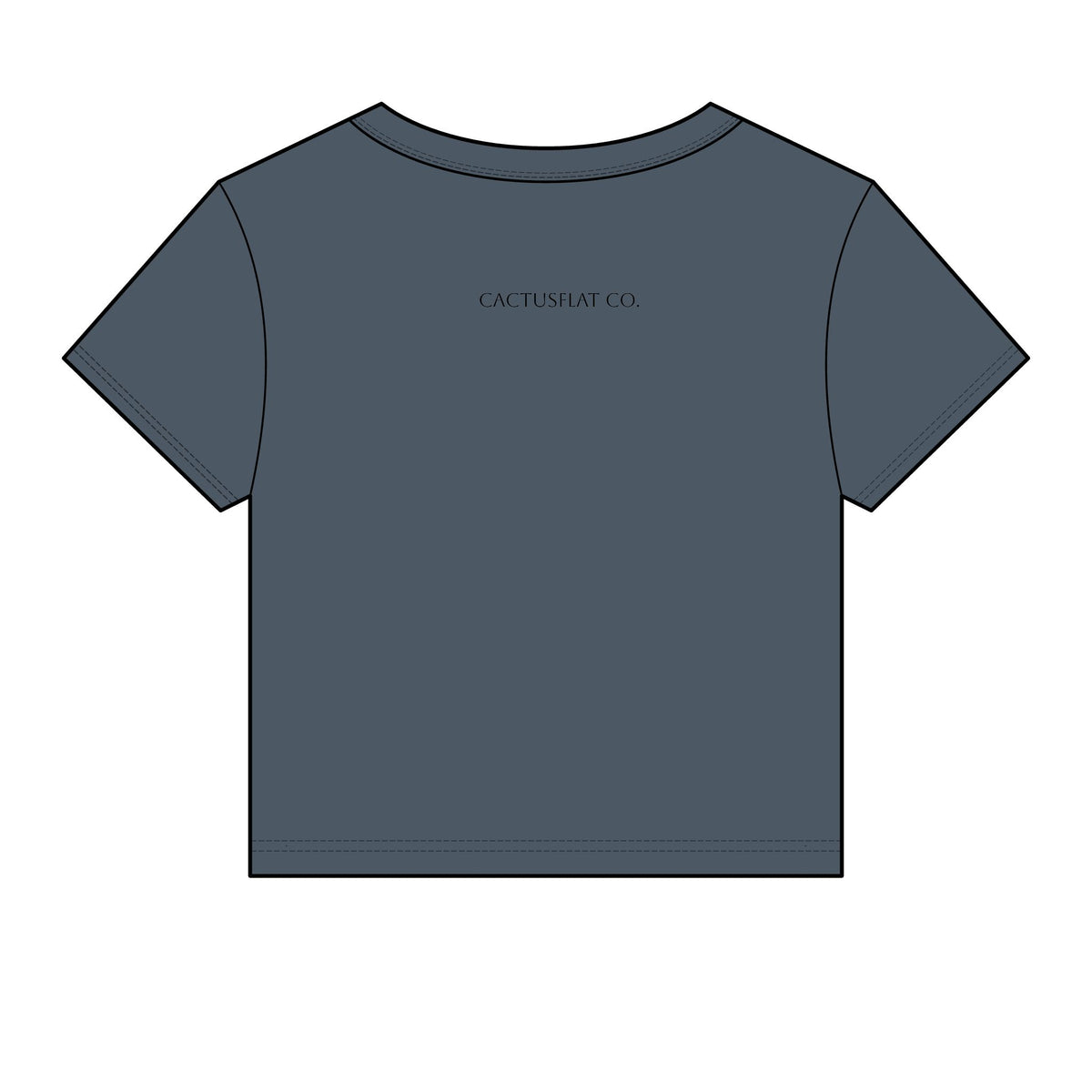 Raised wild,dressed western baby tee