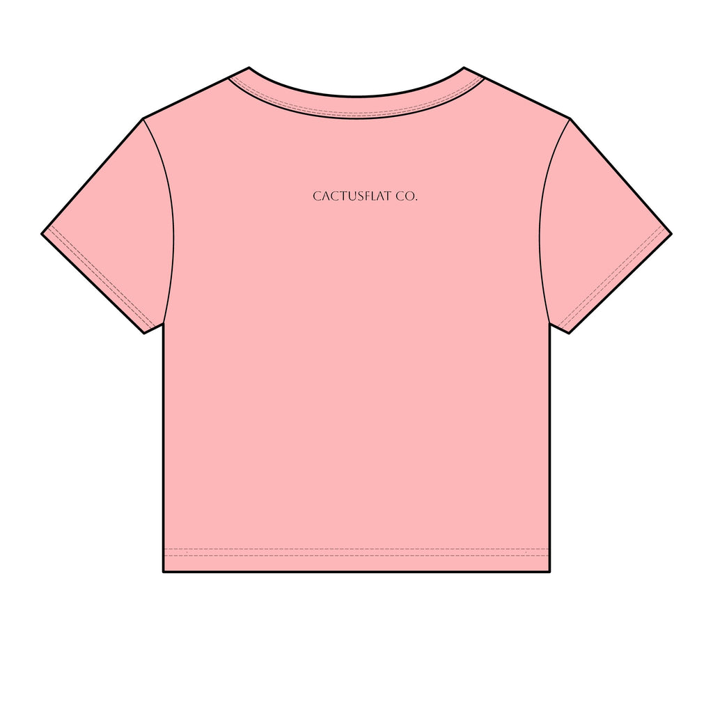 Raised wild,dressed western baby tee