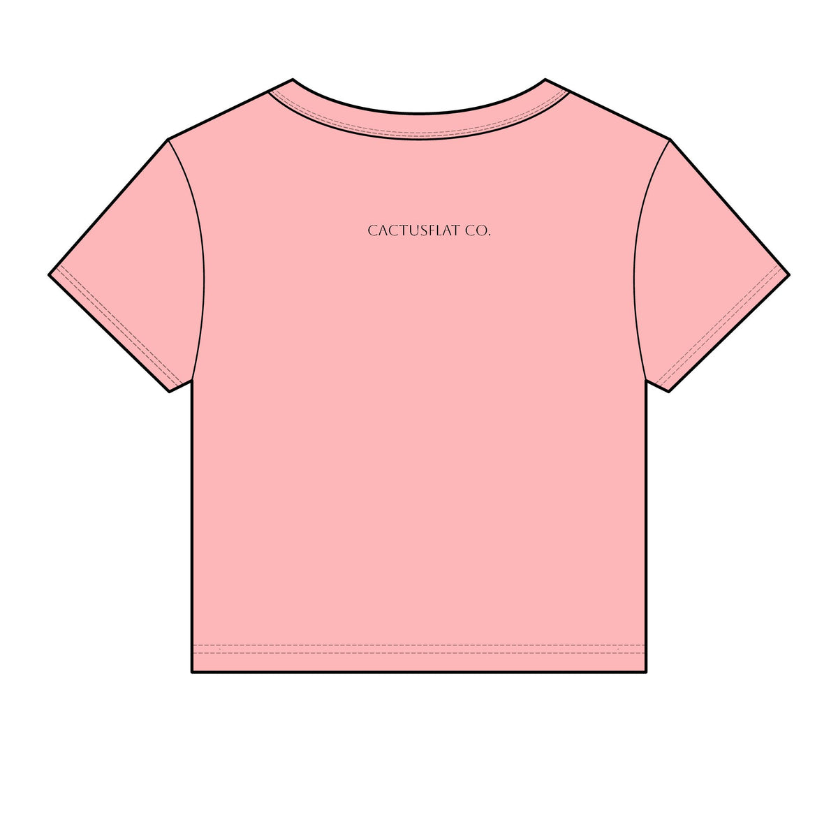 Raised wild,dressed western baby tee