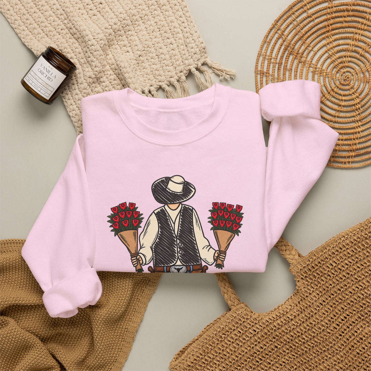 a cowboys love Crewneck Sweatshirt
