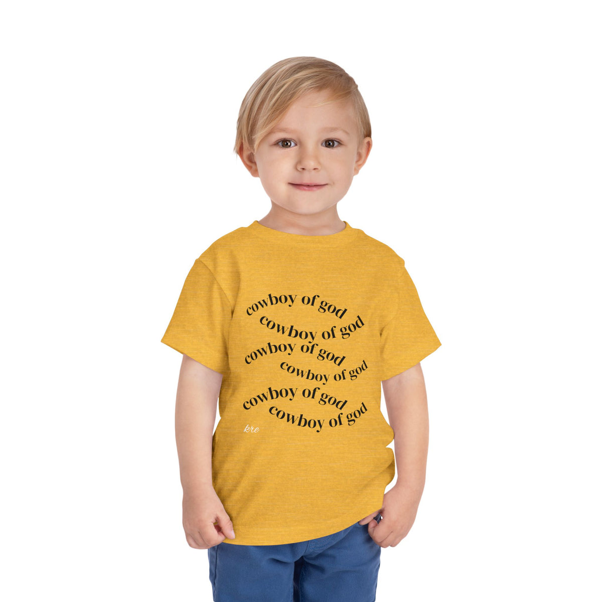 Cowboy of god Toddler Short Sleeve Tee