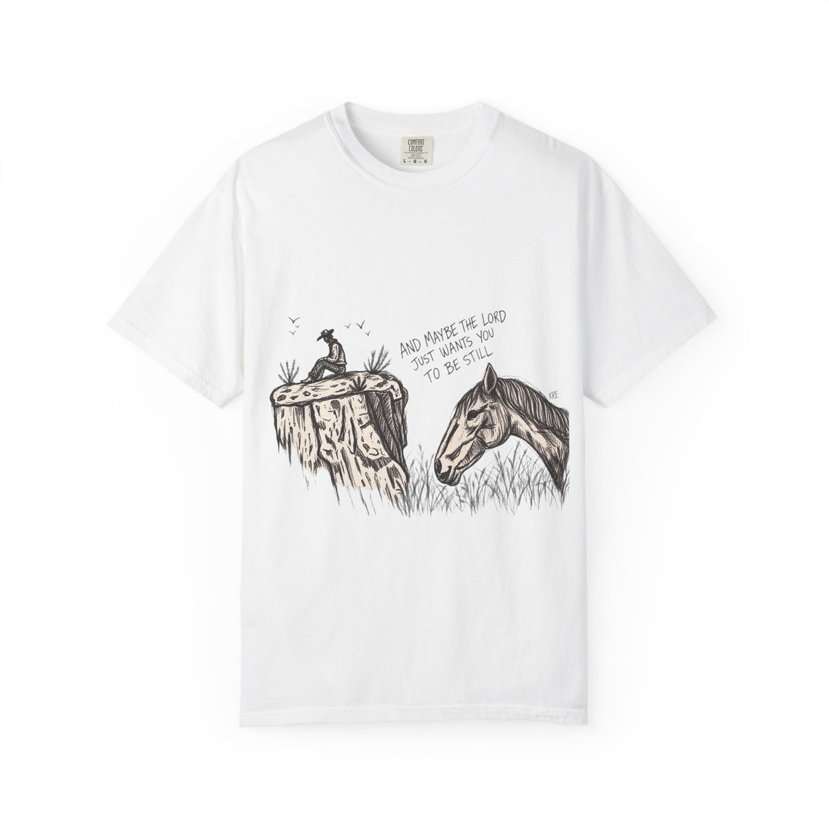 In the stillness T-shirt comfort colors