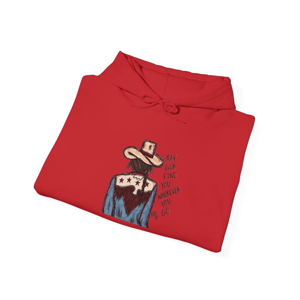 May luck find
You cowgirl hoodie