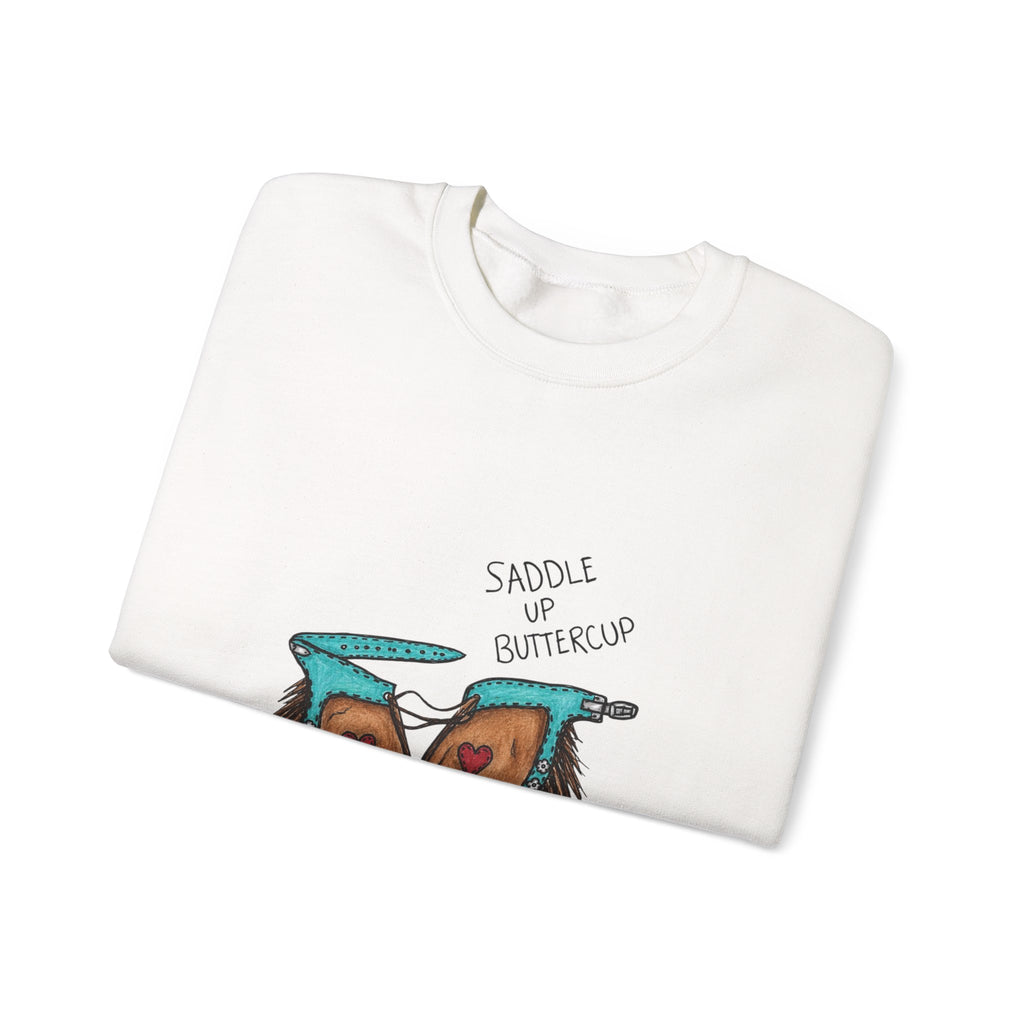 Saddle up buttercup crewneck