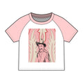 Distorted cowboy Women's Micro Rib Raglan Baby Tee