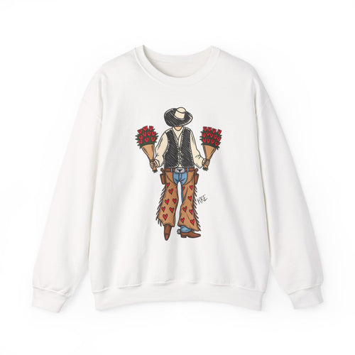 a cowboys love Crewneck Sweatshirt
