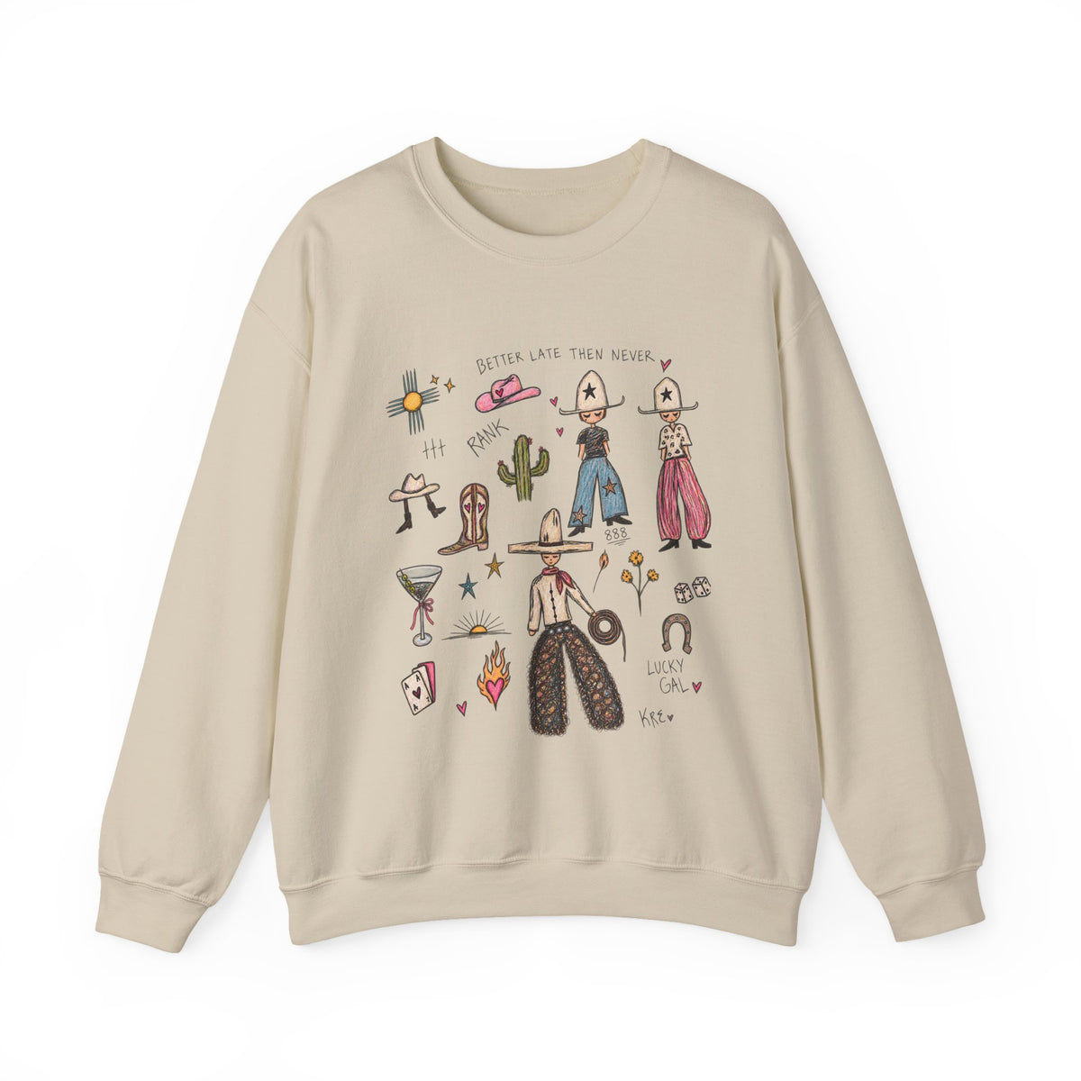 Lucky gal crewneck Sweatshirt