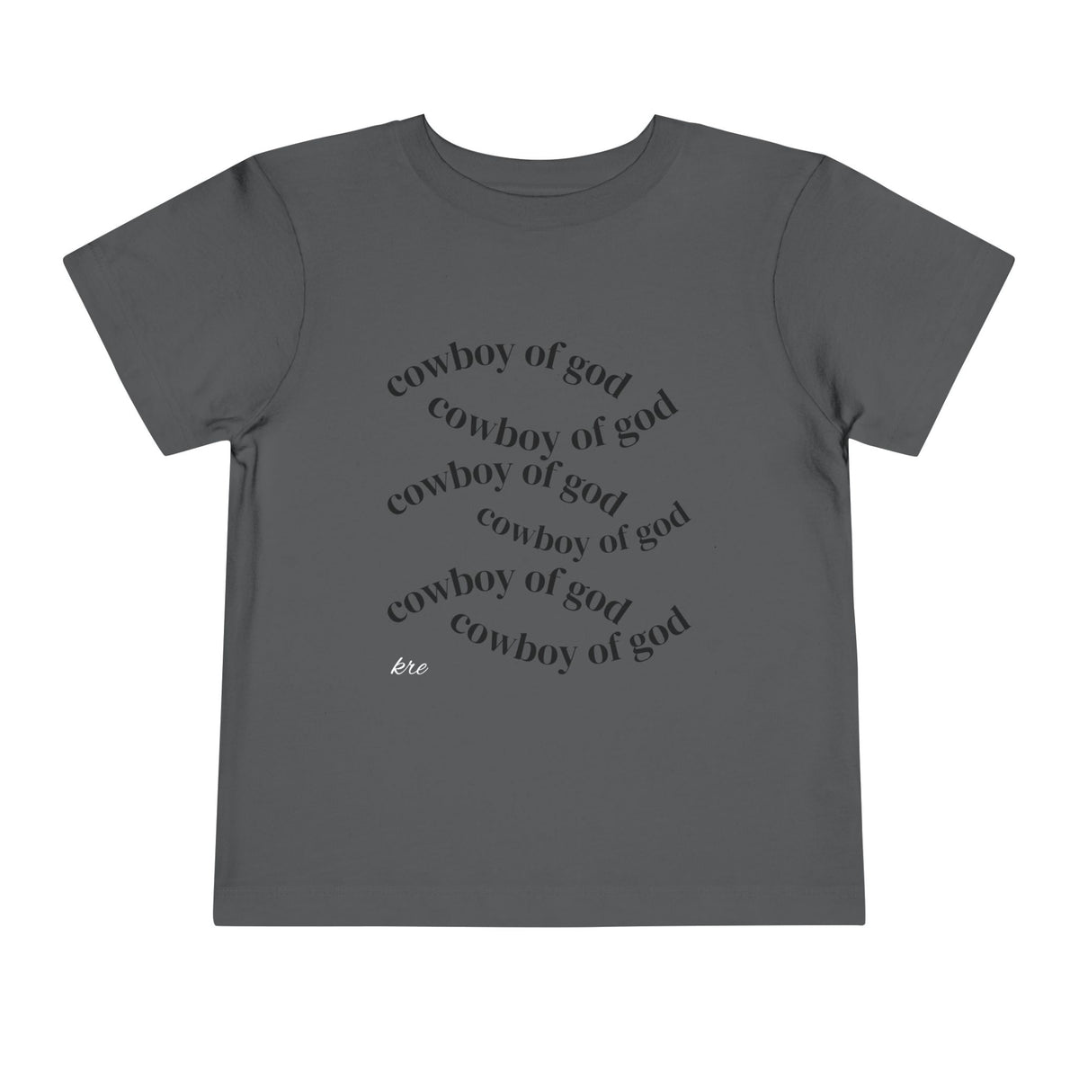 Cowboy of god Toddler Short Sleeve Tee