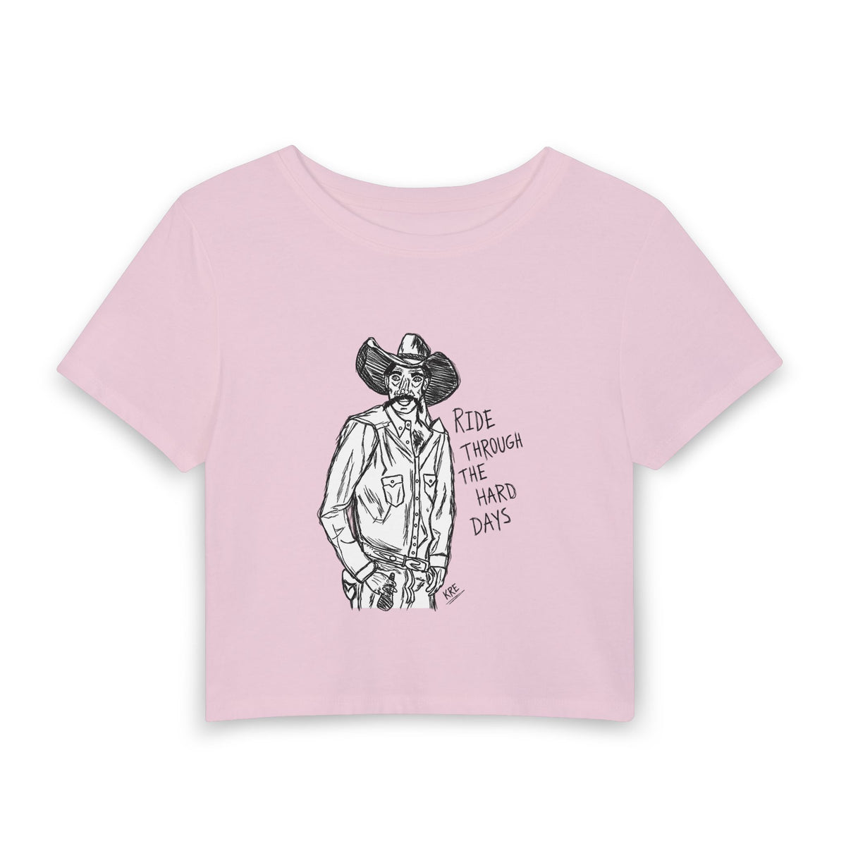 Ride through the hard days suicide prevention baby tee