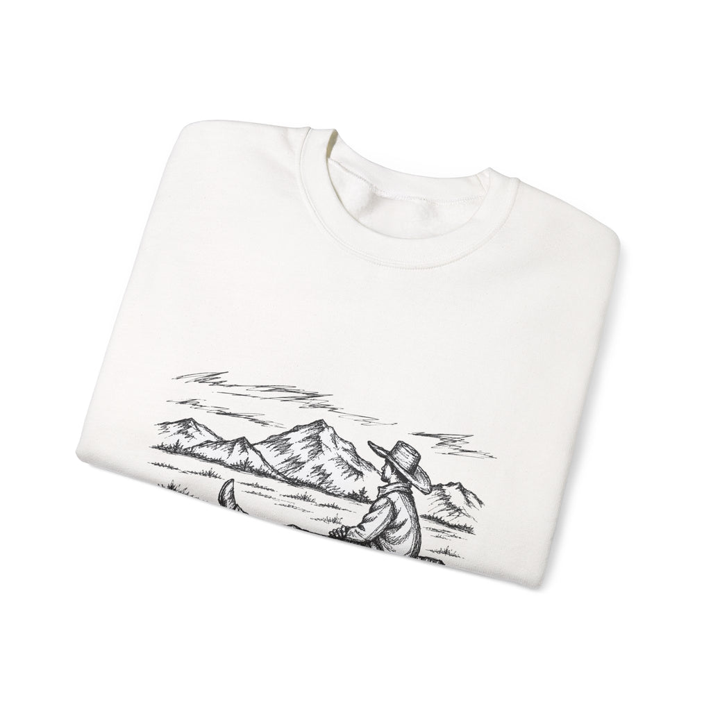 Western solitude crewneck