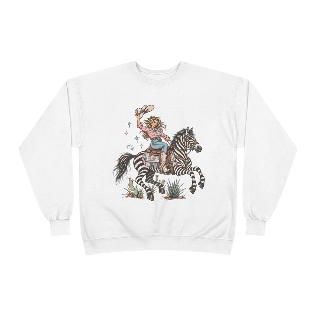 Desert zebra crewneck