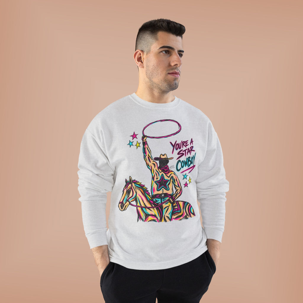 Star cowboy crewneck