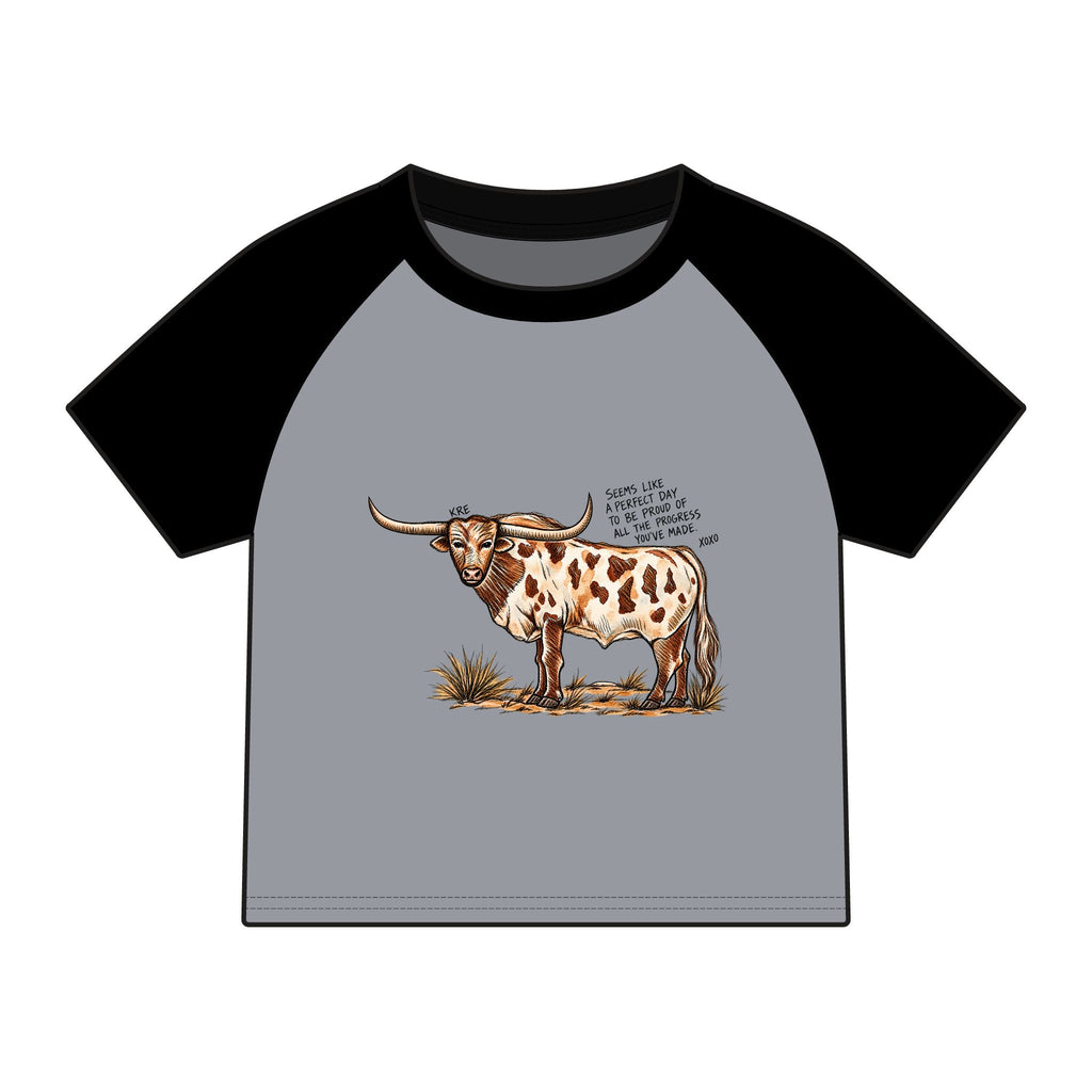 Be proud of yourself raglan baby tee