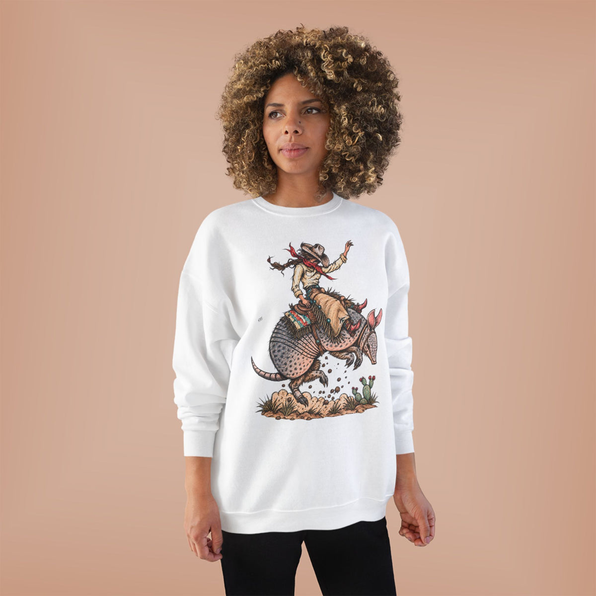 Buckin dillo crewneck