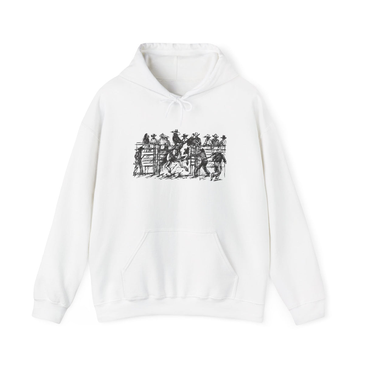 Bronc rider hoodie