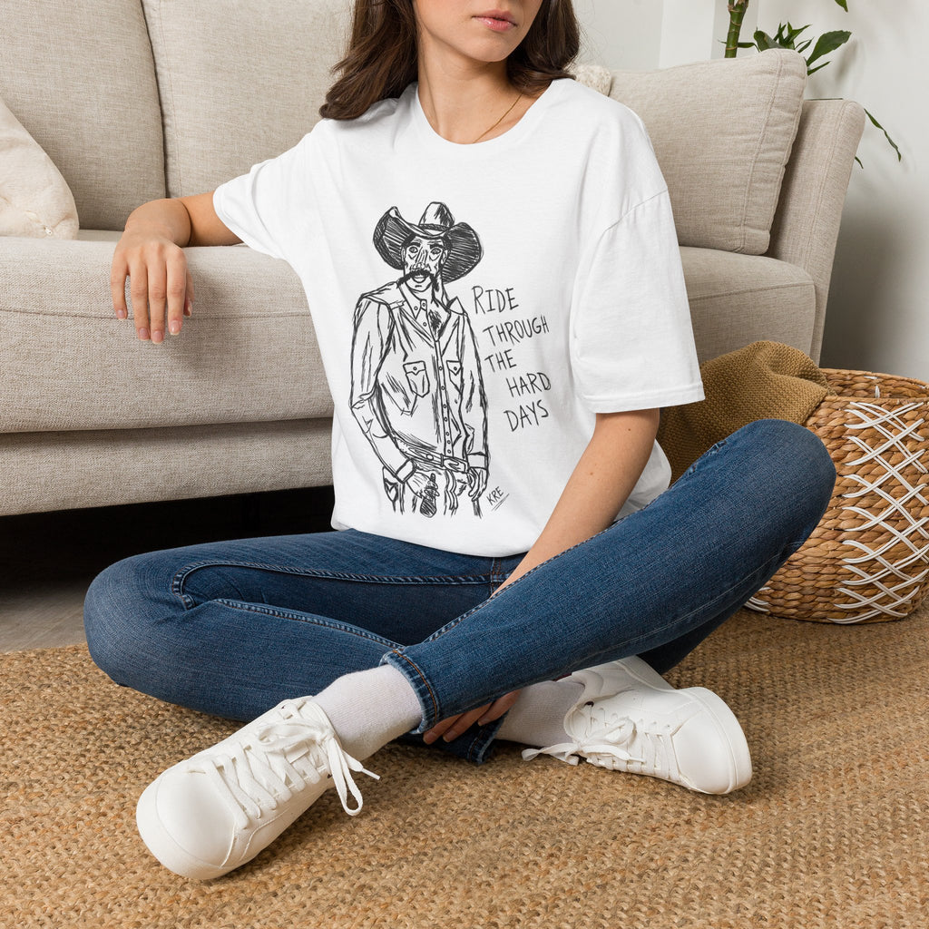 Ride through the hard days suicide prevention T-shirt