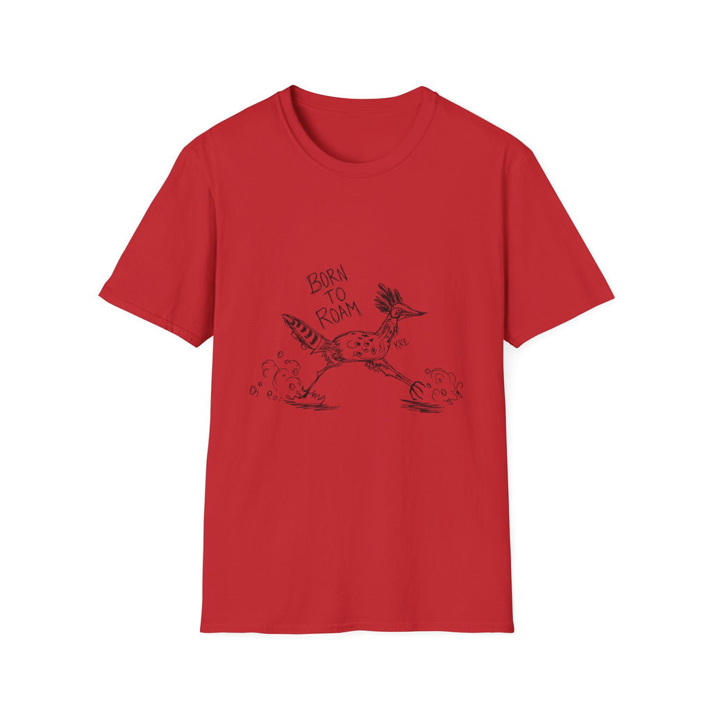 Born to roam roadrunner T-shirt with no color