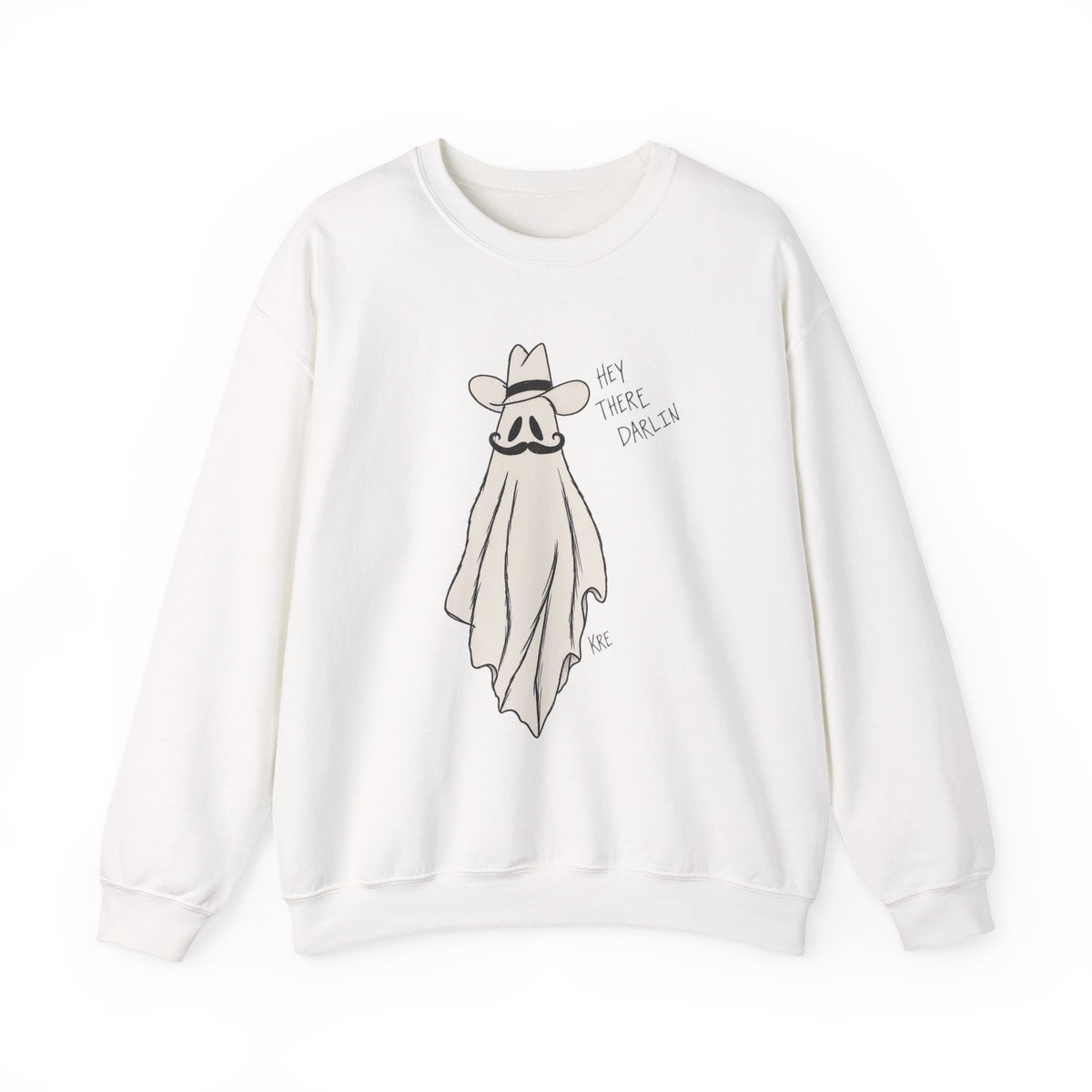 Ghosting cowboy Crewneck Sweatshirt 
Fall drop