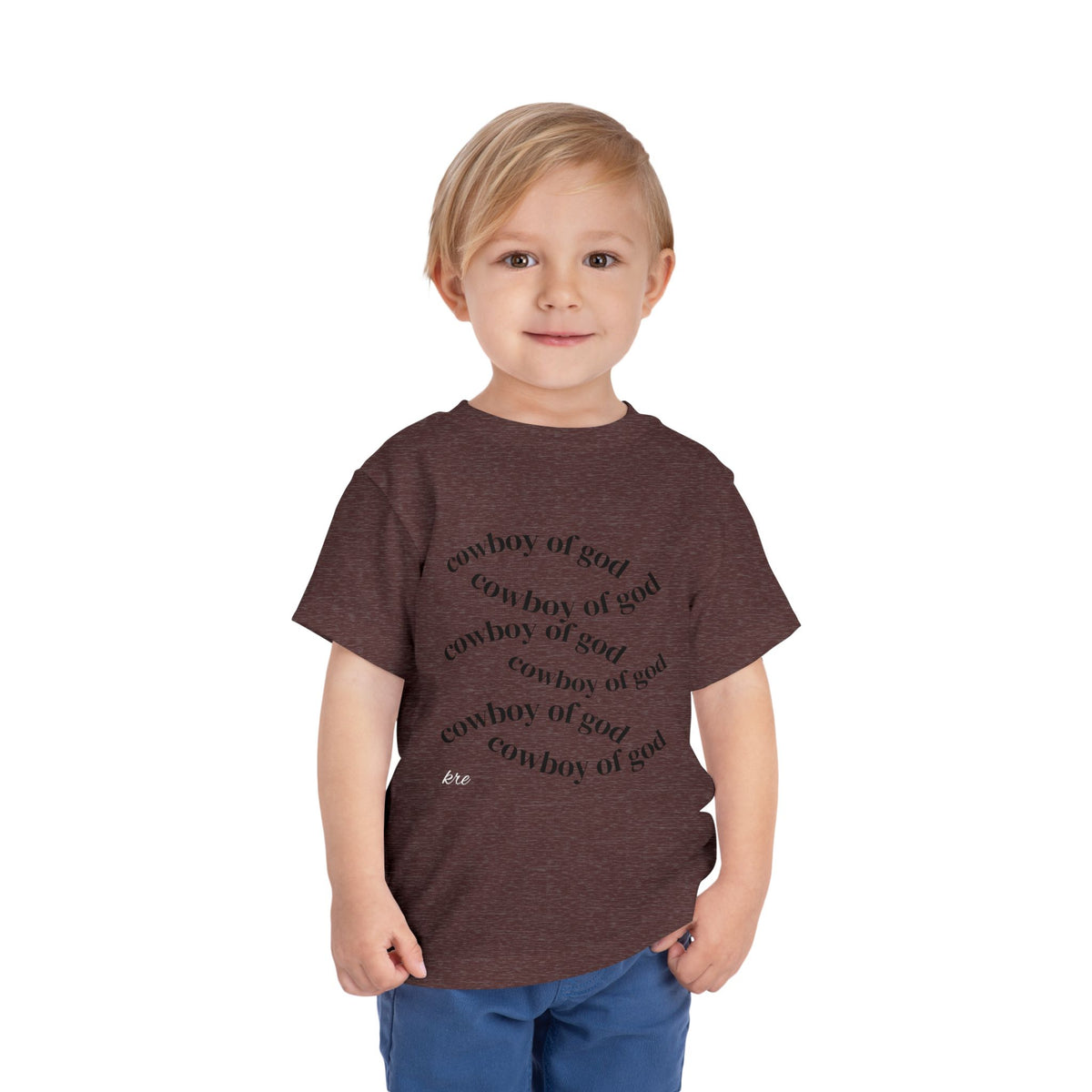 Cowboy of god Toddler Short Sleeve Tee