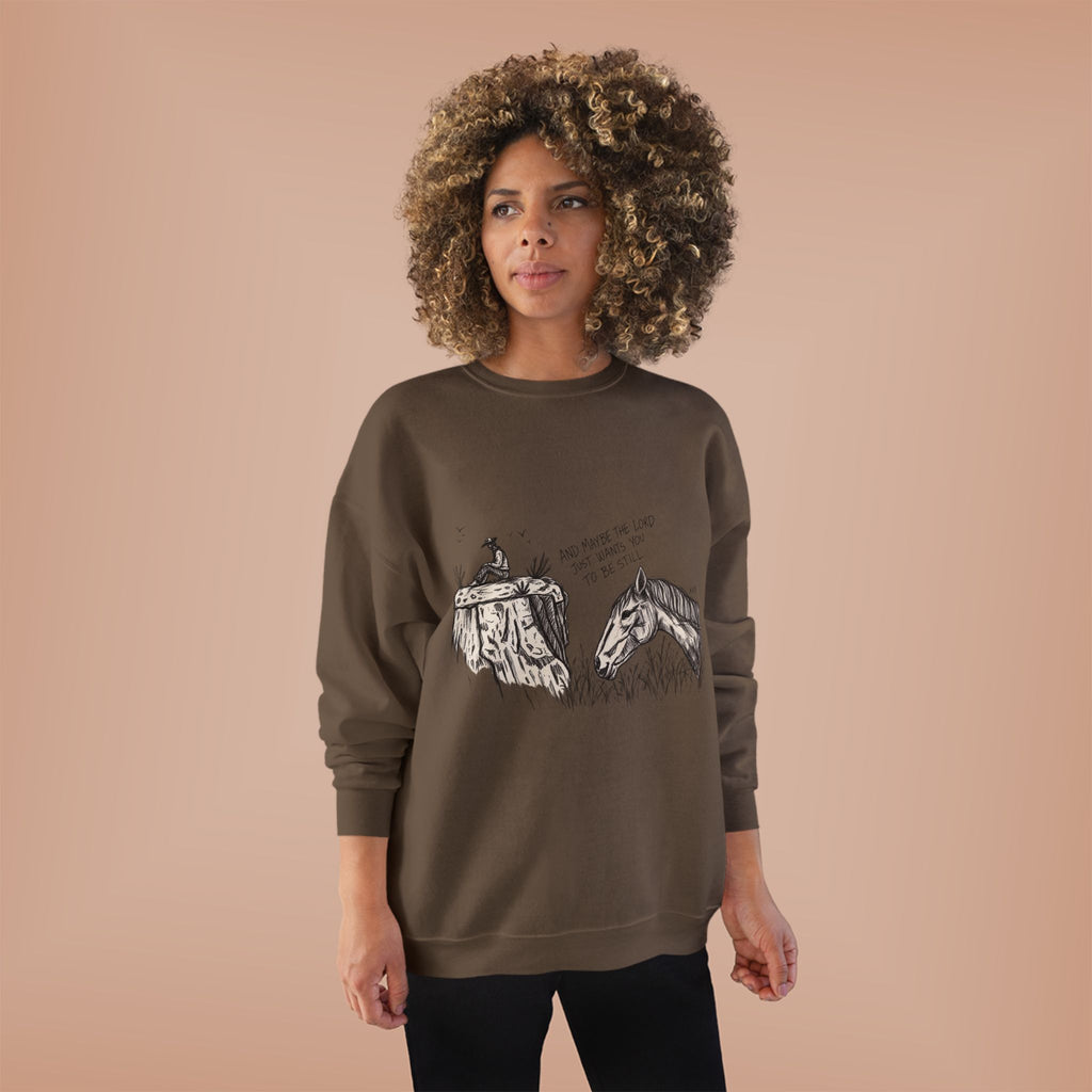 In the stillness crewneck