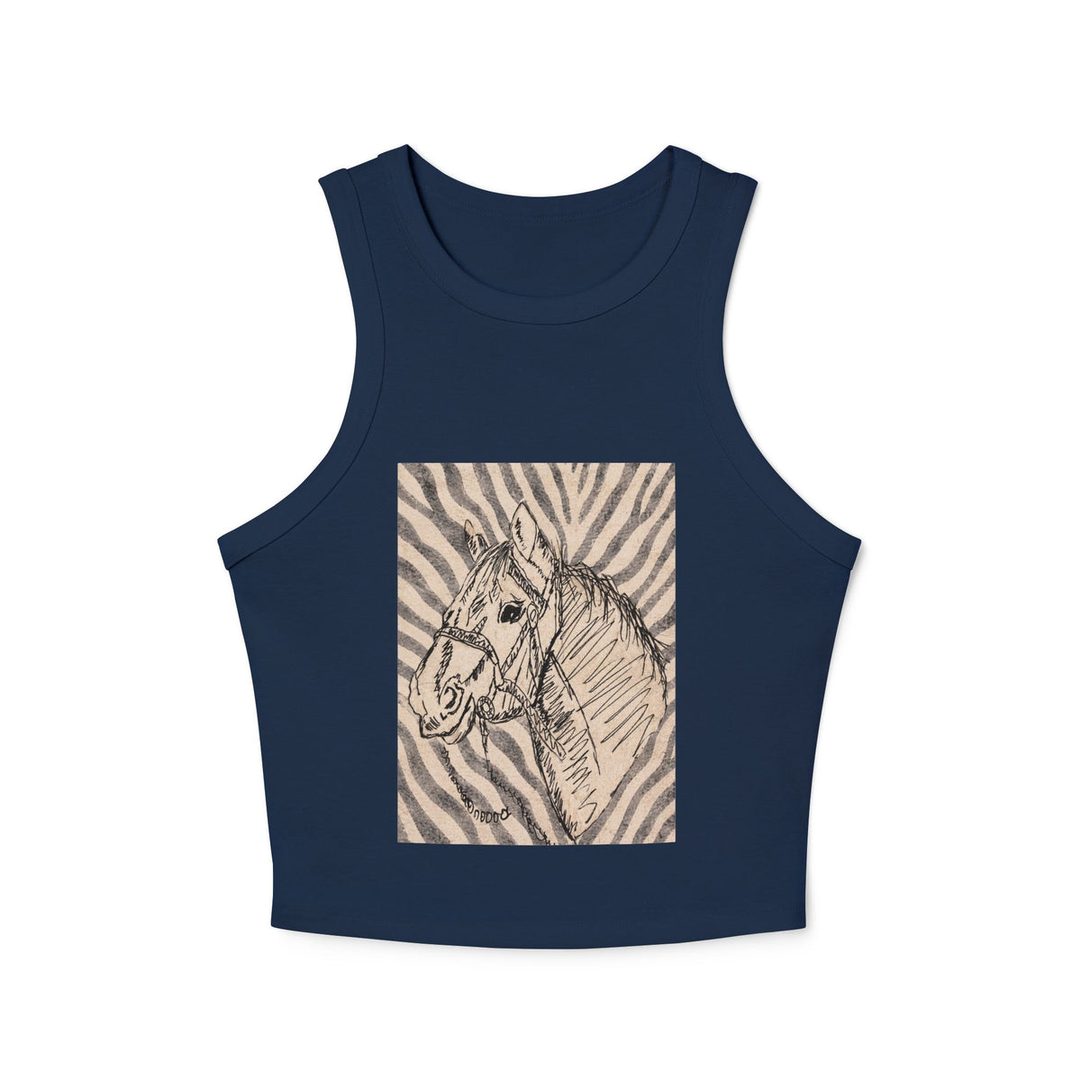 Zebra ribbed tank