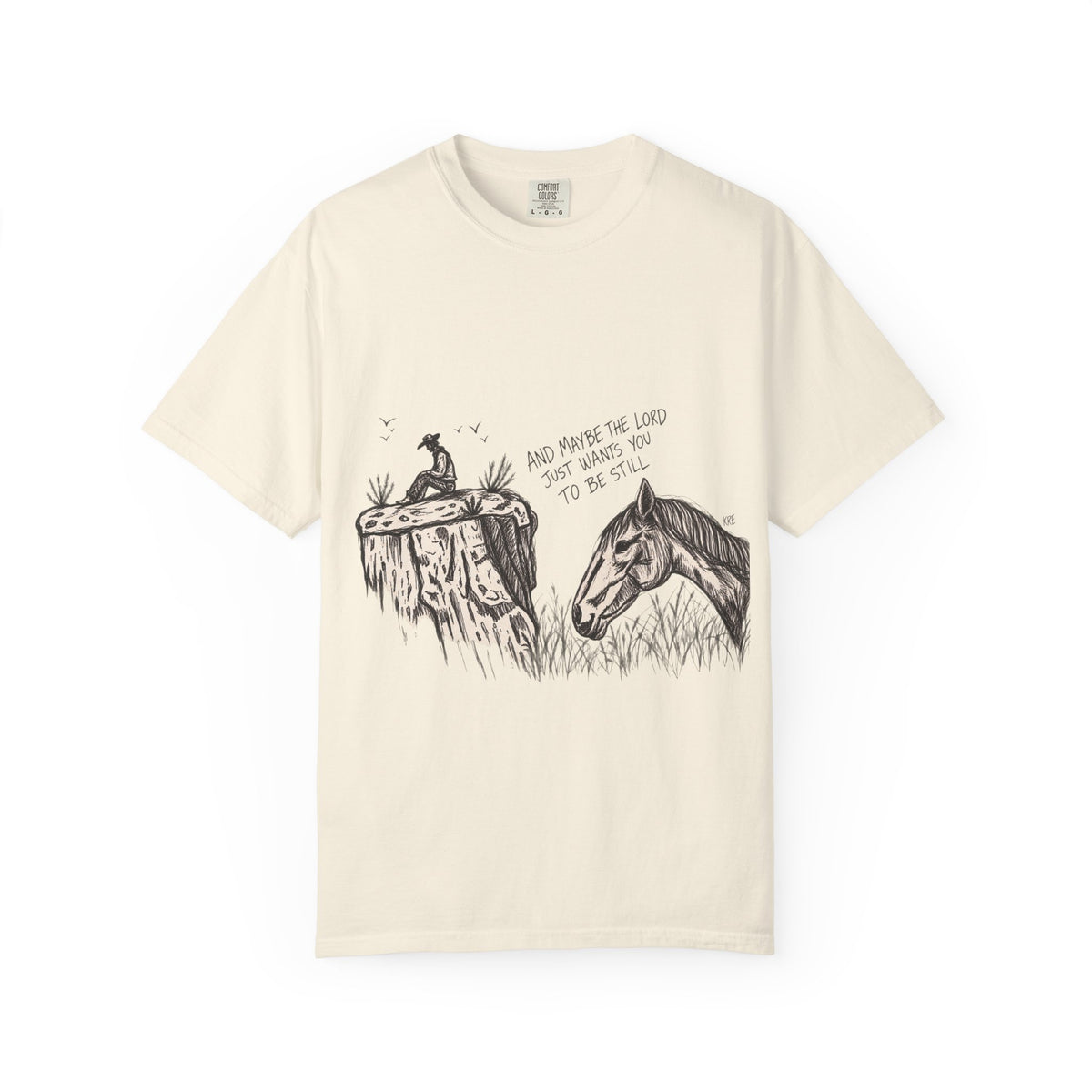 In the stillness T-shirt comfort colors
