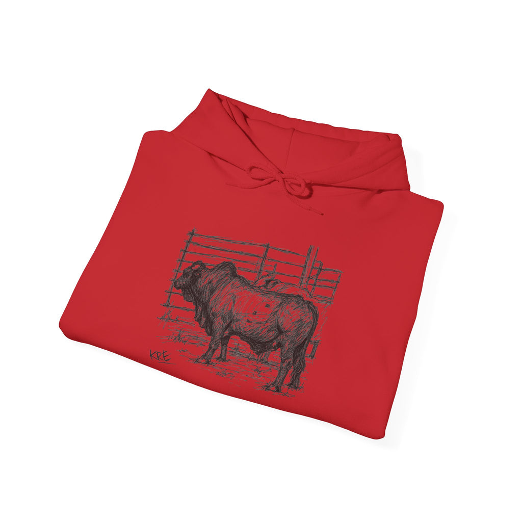 Wimberly bucking bulls Unisex Hooded Sweatshirt