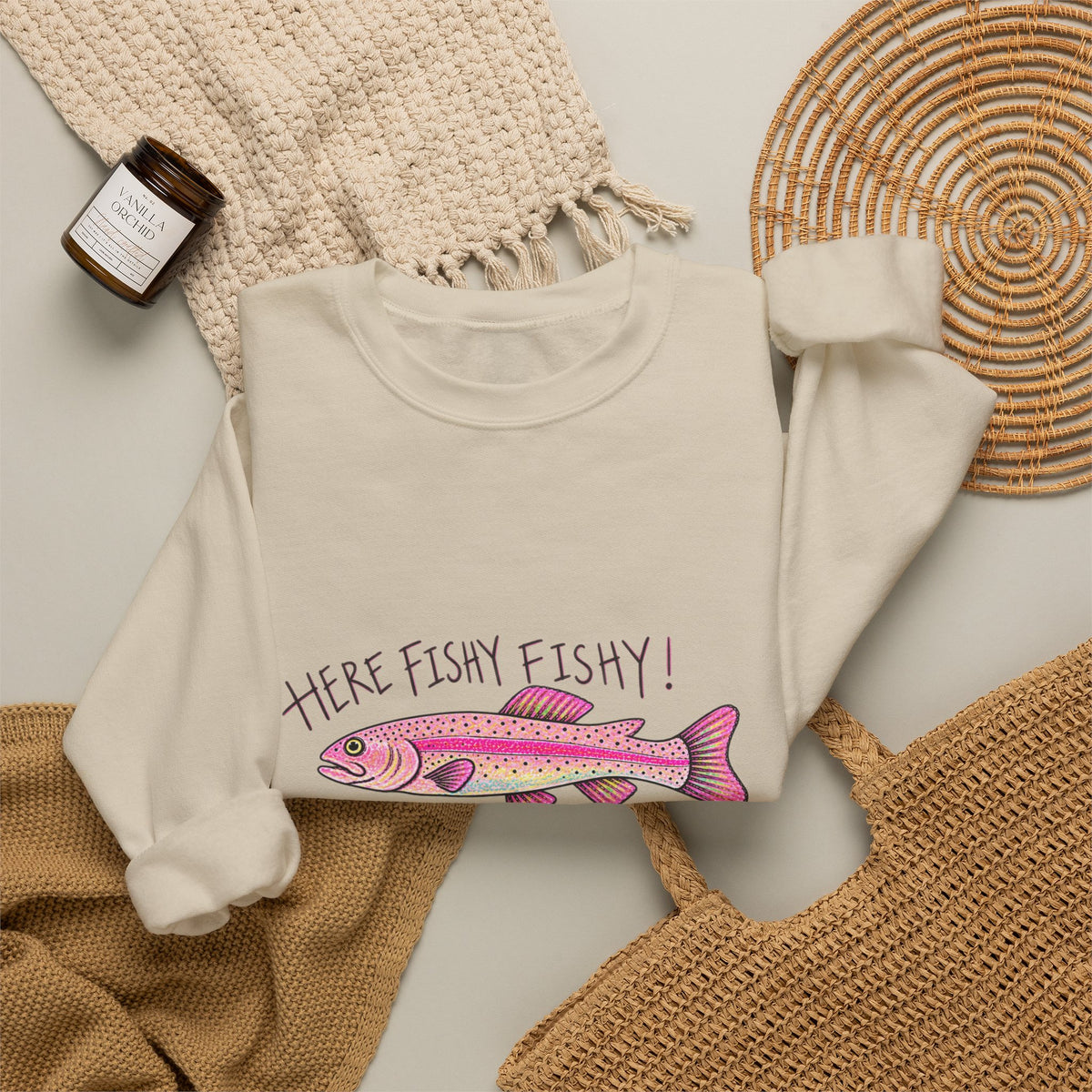 Here fishy fishy sweatshirt