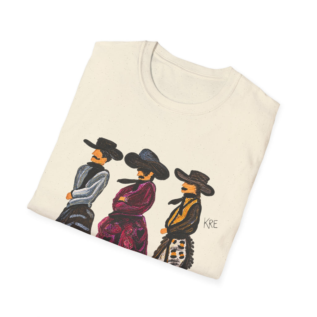 Cowboy in style tshirt