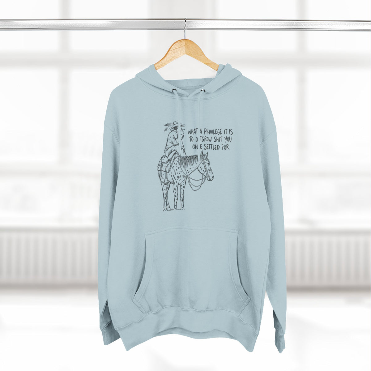 What a privilege fleece hoodie