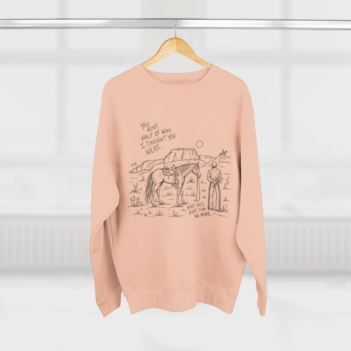 What I thought you were crewneck