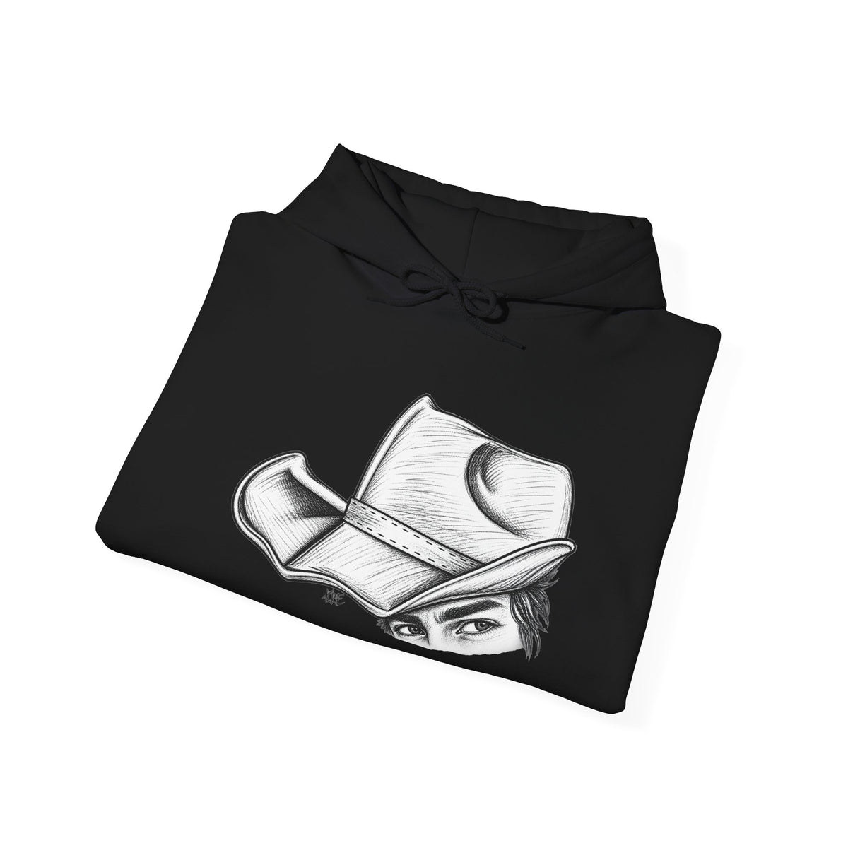 Hidden behind the brim Hooded Sweatshirt