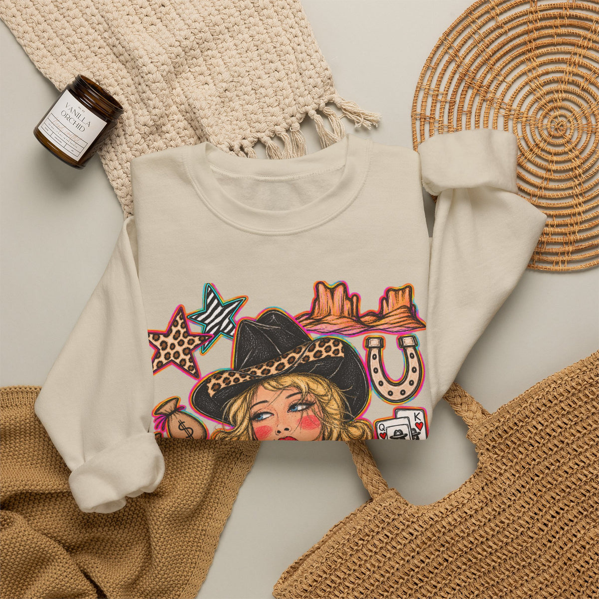 Neon rodeo sweatshirt