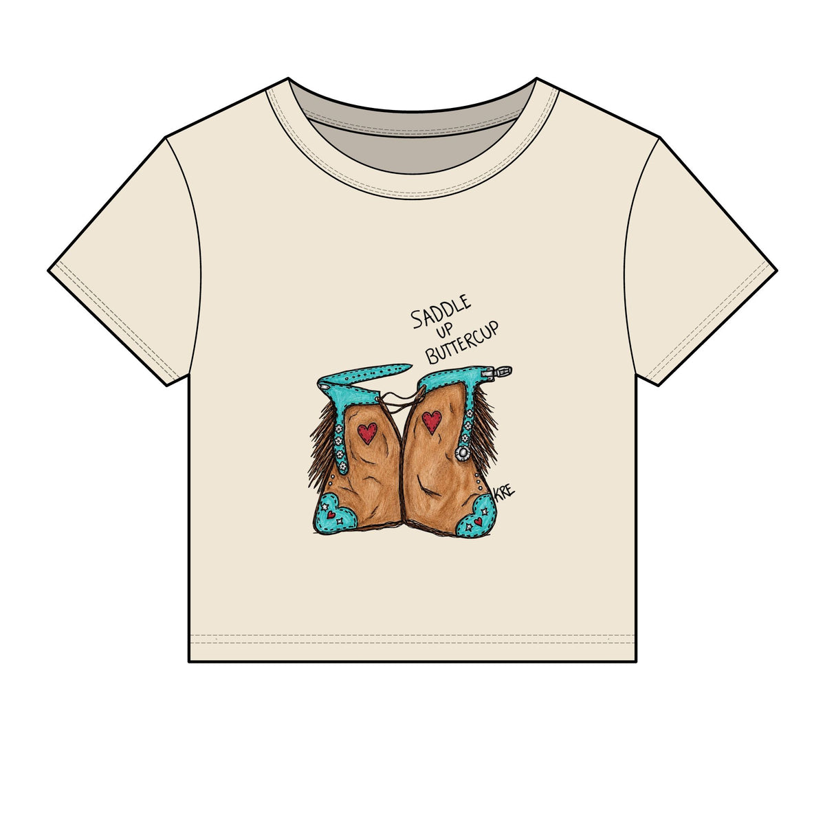 Saddle up buttercup baby tee