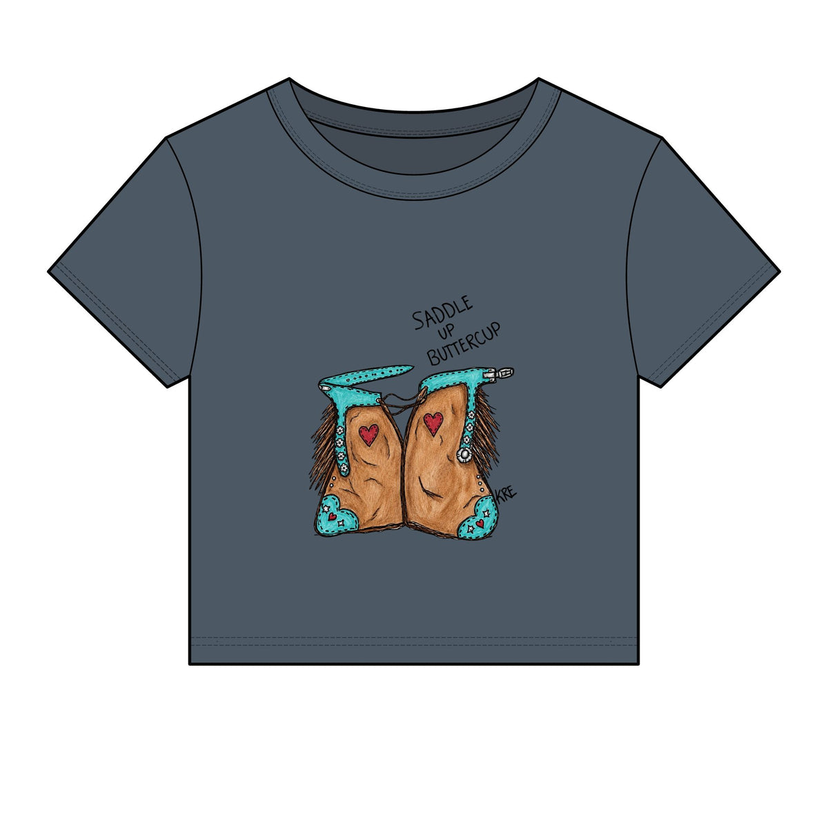 Saddle up buttercup baby tee