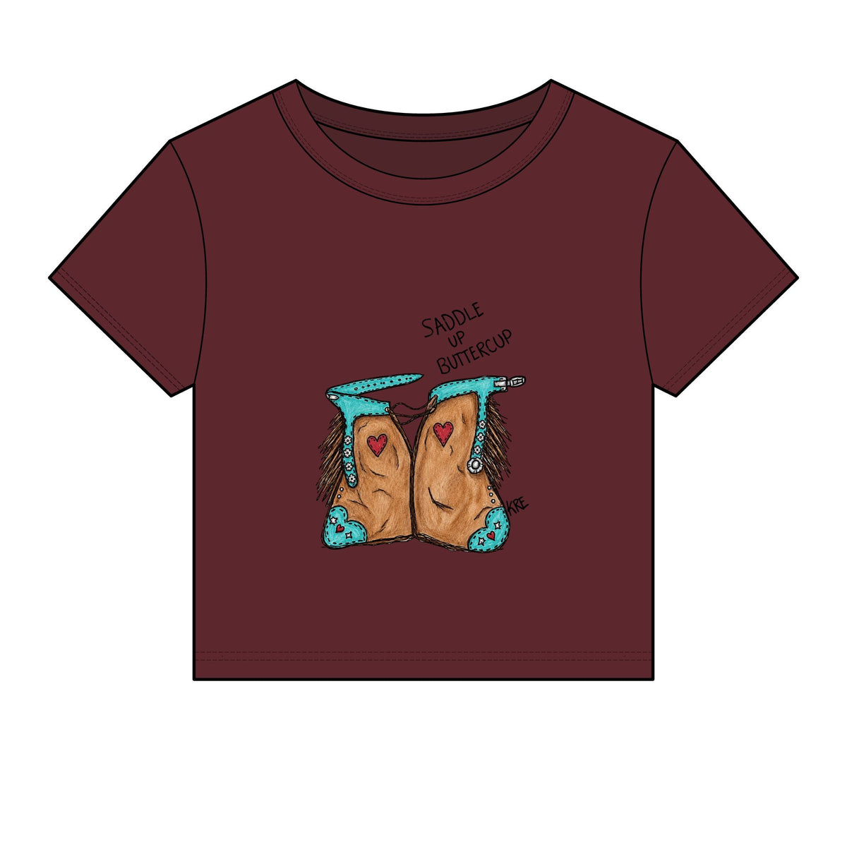 Saddle up buttercup baby tee