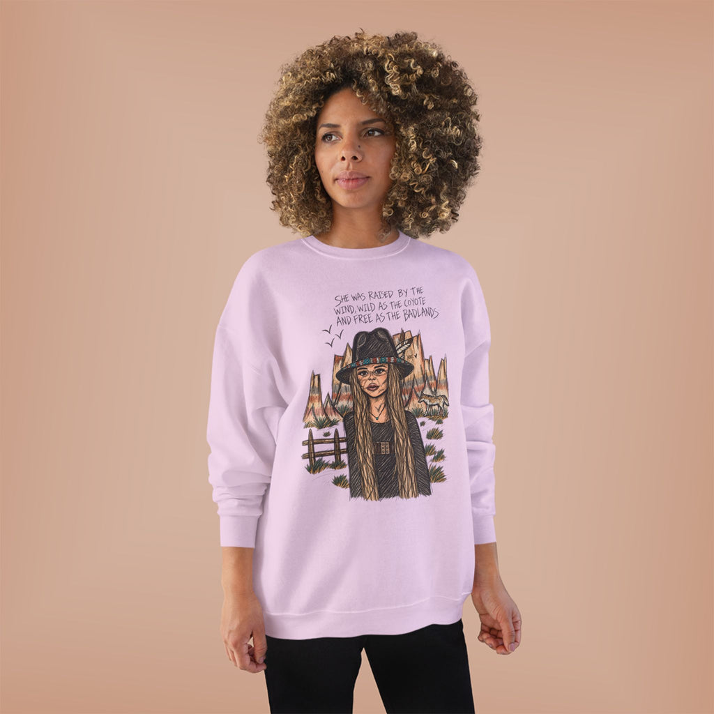 She was as free as the badlands crewneck