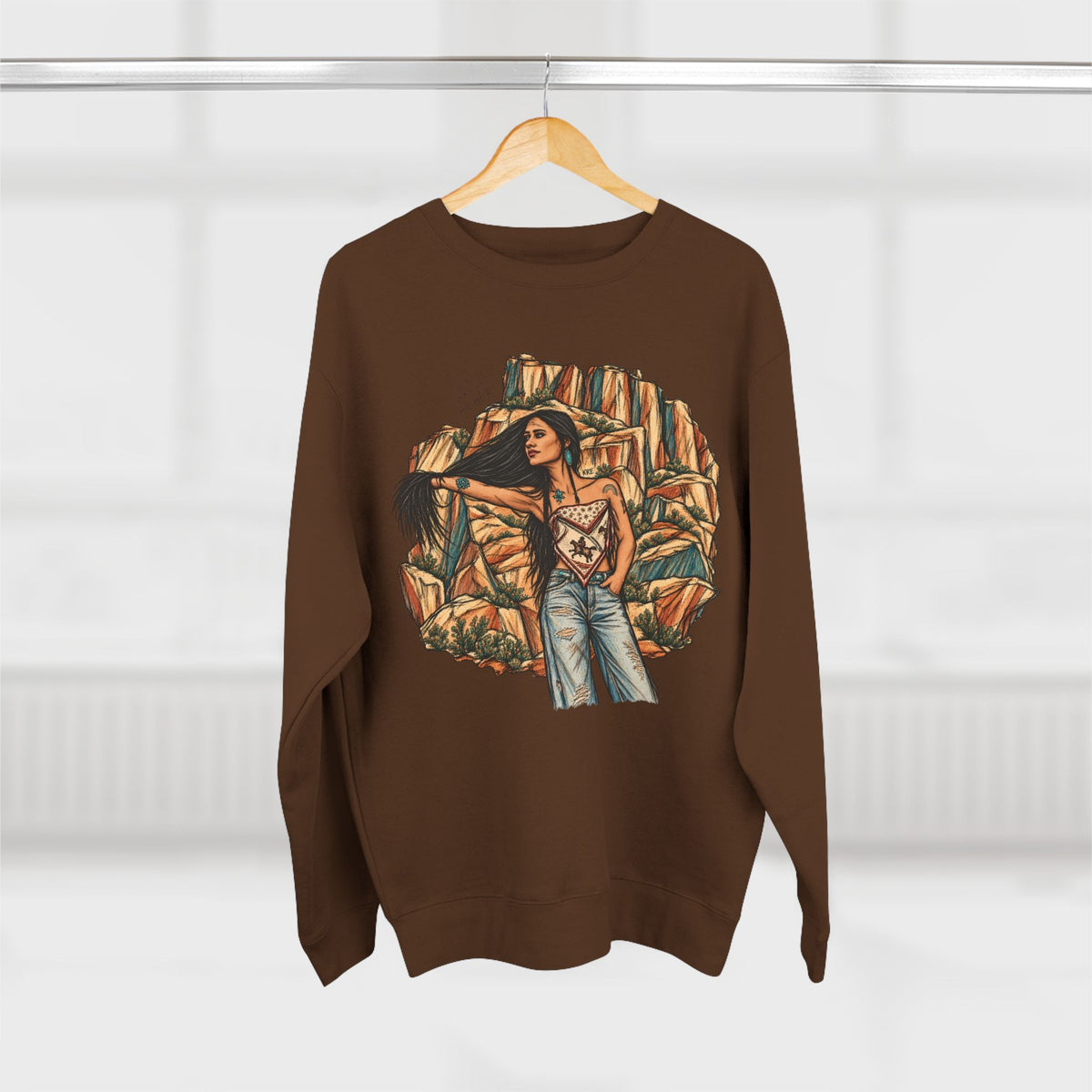 Wild as the badlands crewneck