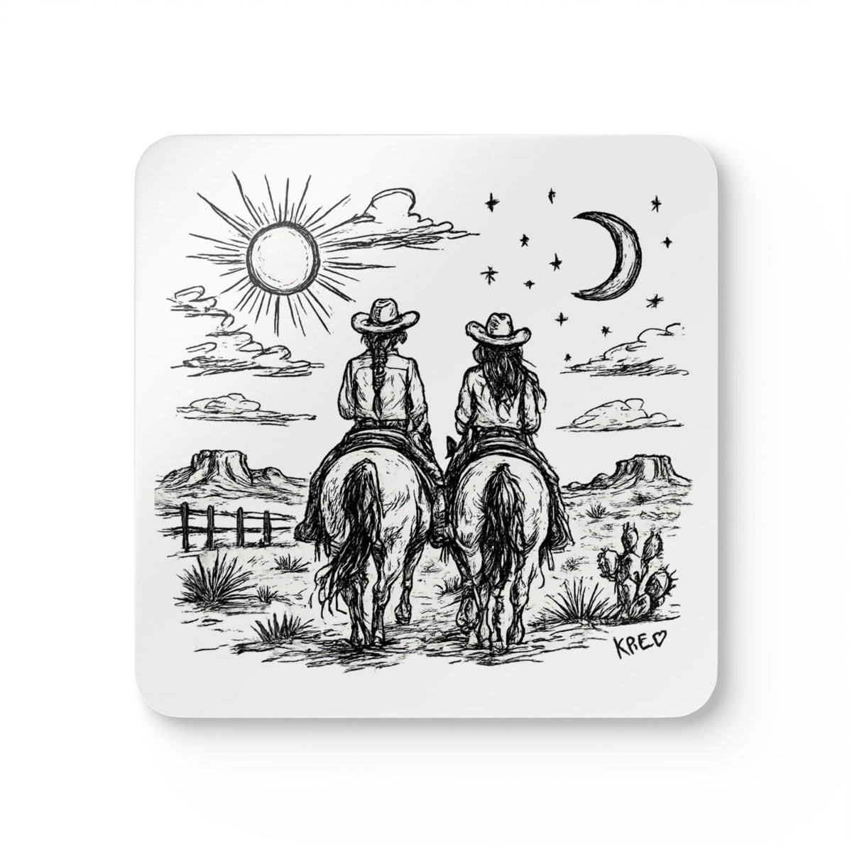 Corkwood Coaster Set