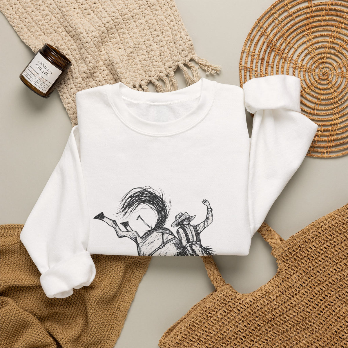 Bareback rider Crewneck Sweatshirt