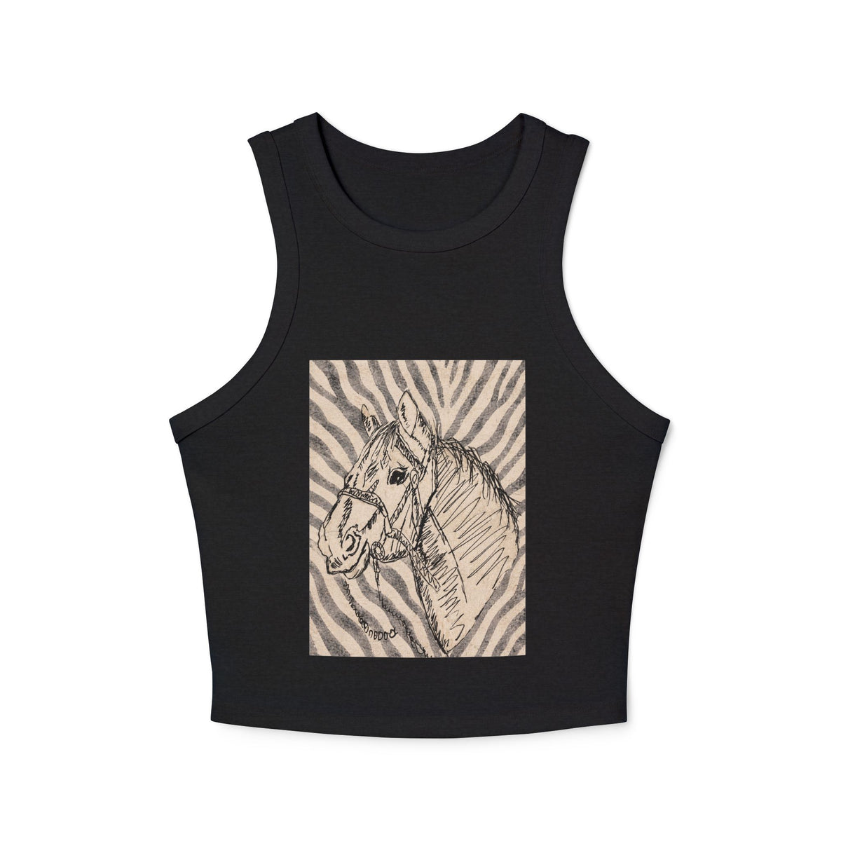 Zebra ribbed tank